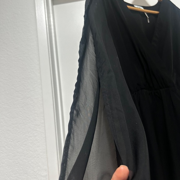 Black Kimchi Blue Longsleeve Minidress - Picture 5 of 5